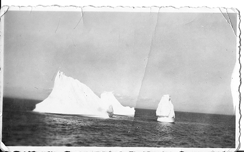 icebergs at sea